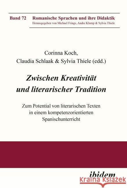 Zwischen Kreativität und literarischer Tradition  9783838212838 ibidem - książka