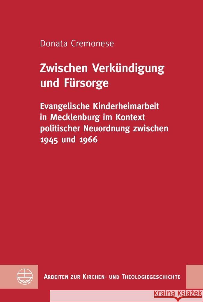 Zwischen Verkündigung und Fürsorge Cremonese, Donata 9783374072736 Evangelische Verlagsanstalt - książka